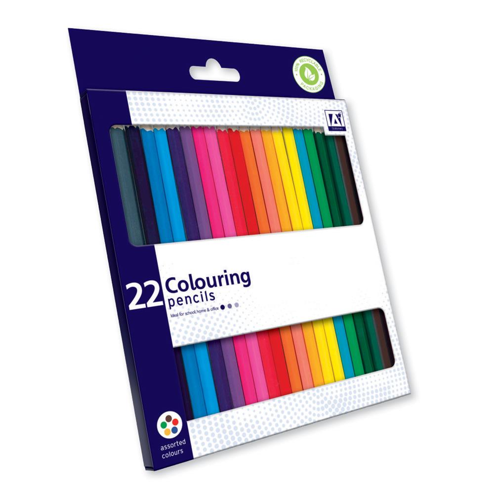 Coloured Pencils - 22 Pack