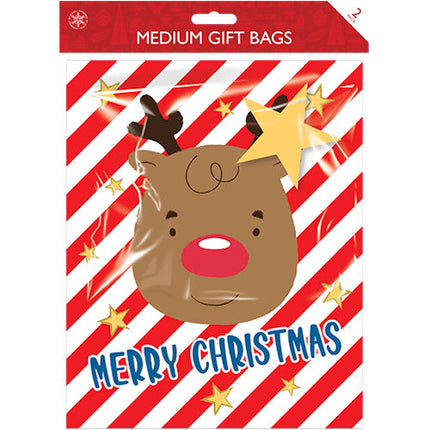 Christmas Medium Cute Gift Bags - Assorted