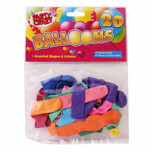 Helium Quality Balloons - 20 Pack