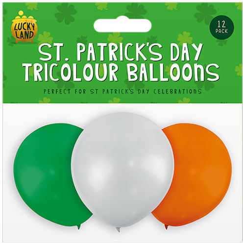 St Patrick's Day Tricolour Balloons