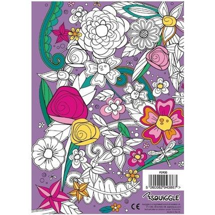A4 Peaceful Advanced Colouring Book