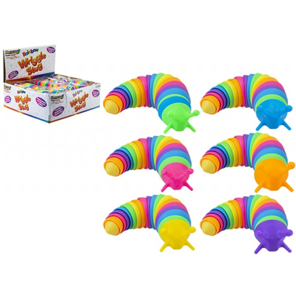 Rainbow Slug Puzzle Teaser - Assorted Colourful Educational Toy Fun