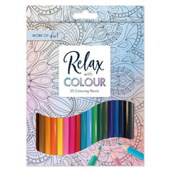 20 Colour Therapy Colouring Pencils