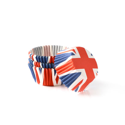 Union Jack Cupcake Cases - Pack Of 100