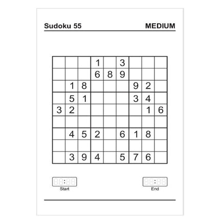 A4 Sudoku Puzzles - Assorted