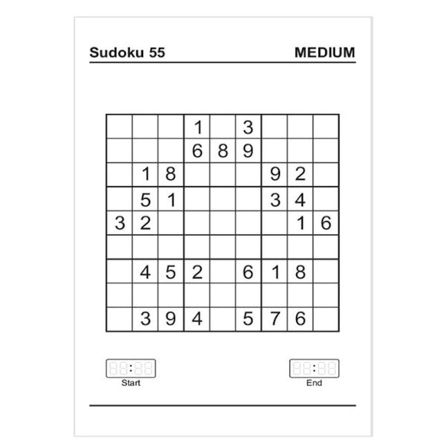 A4 Sudoku Puzzles - Assorted