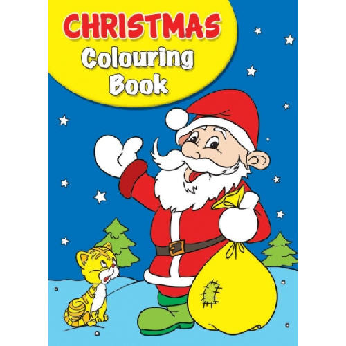 A4 My Christmas Colouring Book - Assorted Festive Designs Holiday Scenes Characters High Quality