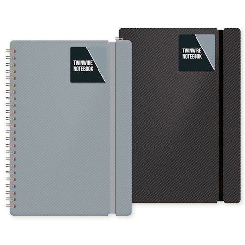 A5 Ribbed Notebook - Assorted