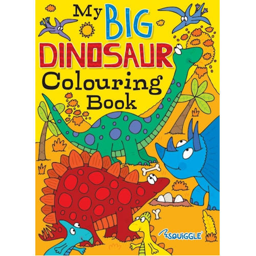 A4 Alien Monsters Dinosaurs Colouring Book - Assorted