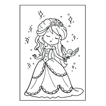 A4 My Pretty Princess & Ballerina Colouring Book
