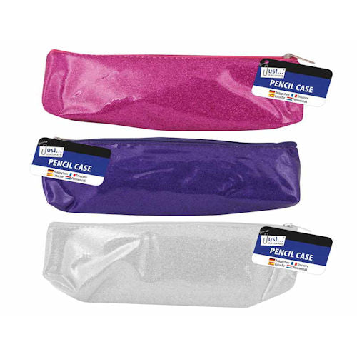 Glitter Pencil Case - Assorted