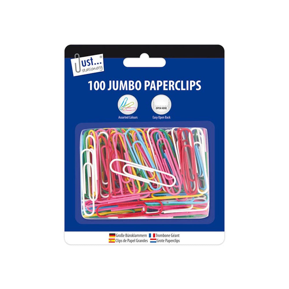 Jumbo Paperclips - 100 Pack