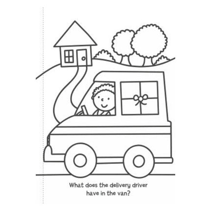 A4 My First Animal Things That Go Colouring Book - Assorted