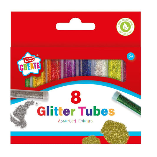 Glitter Tubes - 8 Pack