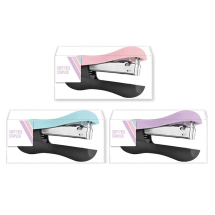Soft Touch Pastel Stapler - Assorted