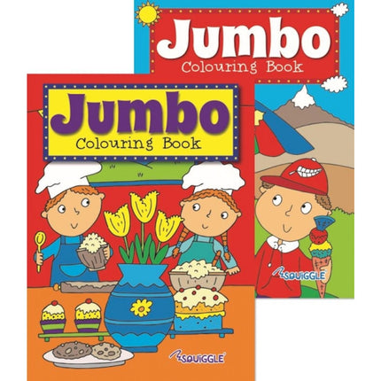 A4 Jumbo Colouring Book - Assorted