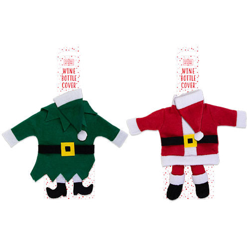 Christmas Novelty Wine Bottle Cover - Assorted