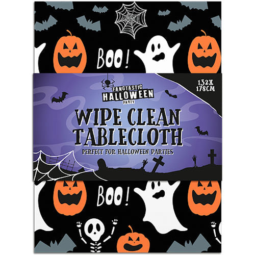 Halloween Wipe Clean Tablecloth - 132cm x 178cm