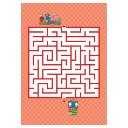 A4 Mazes Puzzle Book - Assorted