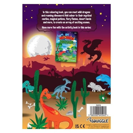 A4 My Wild Dragon & Dinosaur Colouring Book