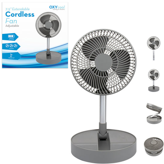 7.8" Cordless Desk Fan
