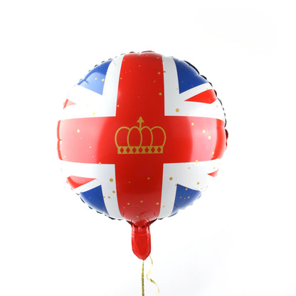 Round Foil Balloon With Crown 18"