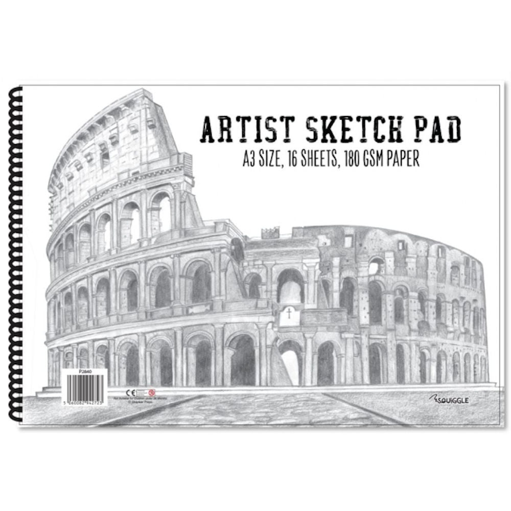 A3 Artist Sketch Book - Assorted