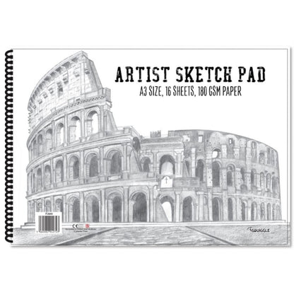 A3 Artist Sketch Book - Assorted