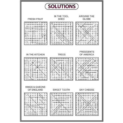 A4 Modern Word Search Book