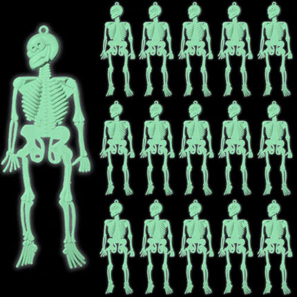 Glow in the Dark Skeletons - 16 Pack