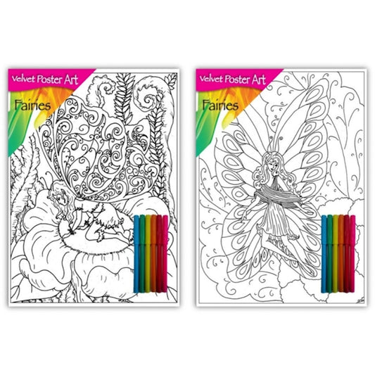 Velvet Poster Art Fairies 1 X2