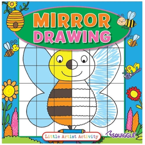 Square Mirror Drawing Activity Book - 24 Pages