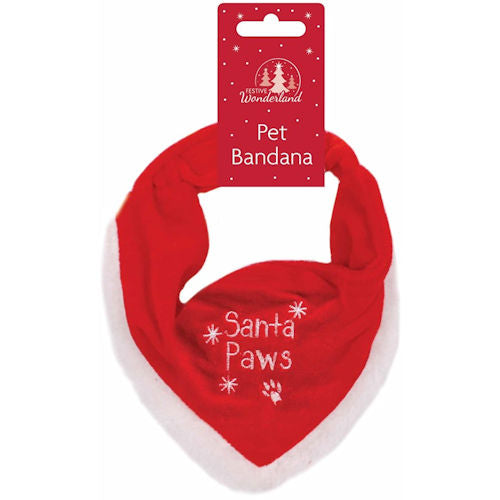 Pet 'Santa Paws' Bandana