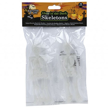 Glow in the Dark Skeletons - 16 Pack