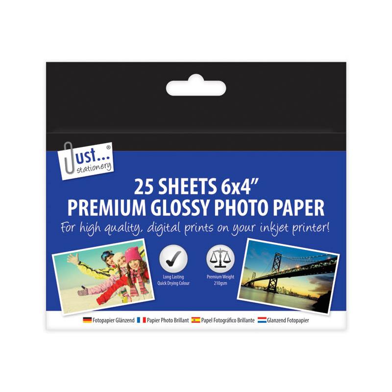 Premium Glossy Photo Paper - 25 Pack