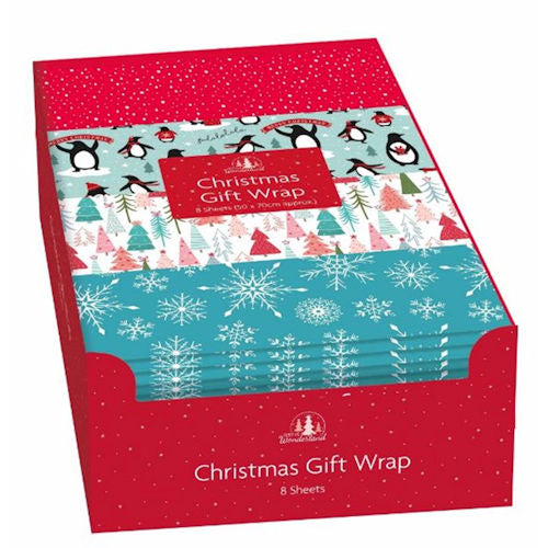 Christmas Wrap Sheets - Assorted