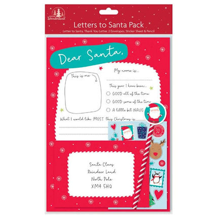 Letter to Santa Activity Pack