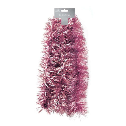 Luxury Tinsel 2 Pack Shiny & Matt - Blush