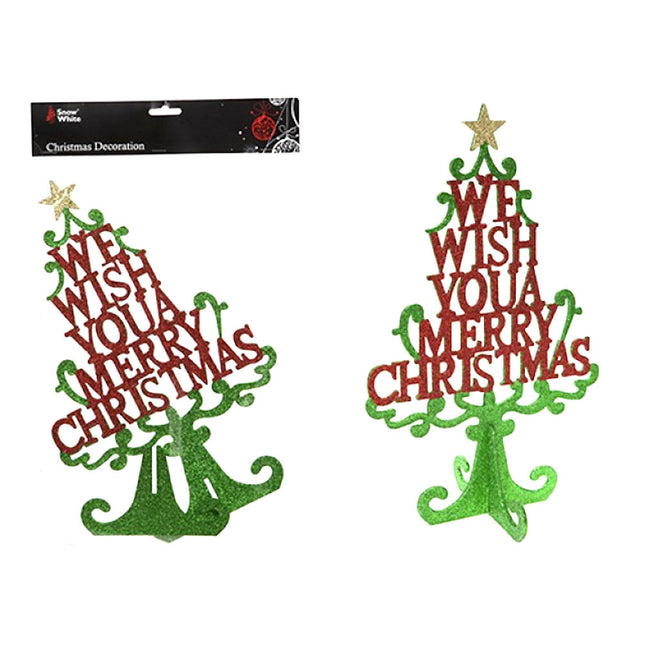 Glitter Tree Decoration - 35cm