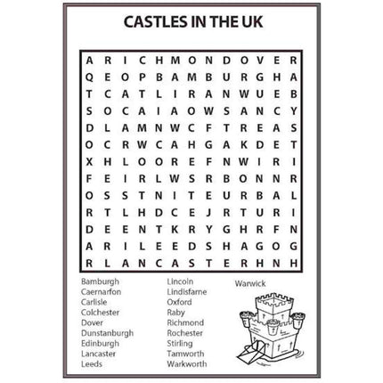 A4 Modern Word Search Book