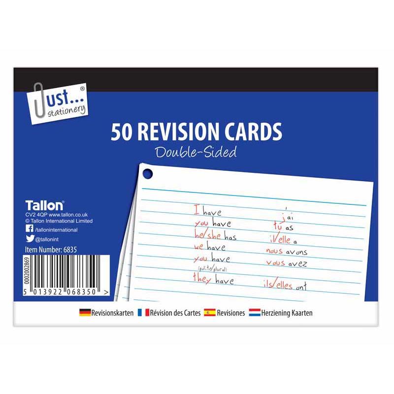 Revision Cards - 50 Pack