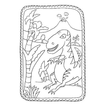 A4 My Wild Dragon & Dinosaur Colouring Book