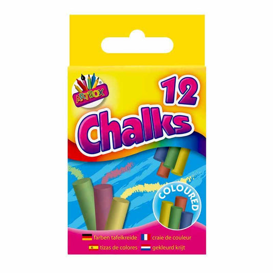 Colour Chalks - 12 Pack
