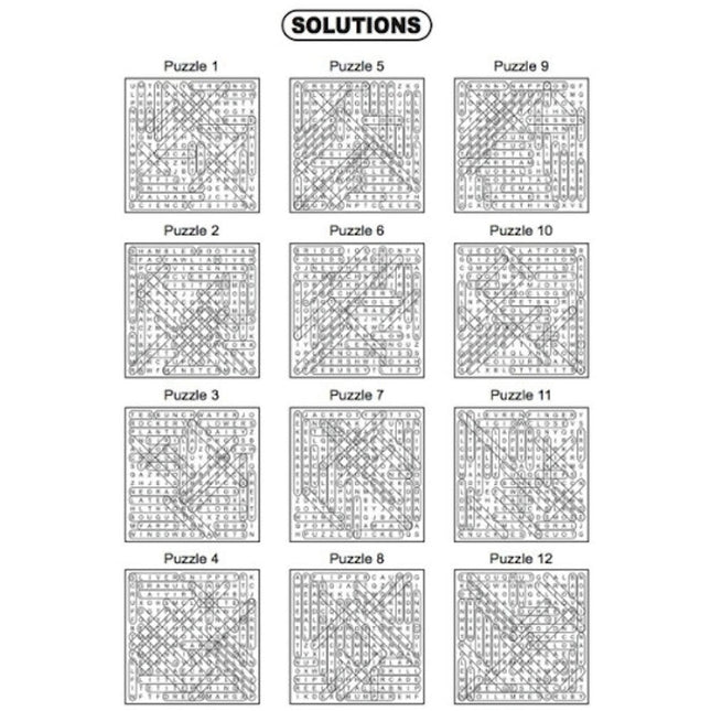 Travel Size Word Search Book - Assorted