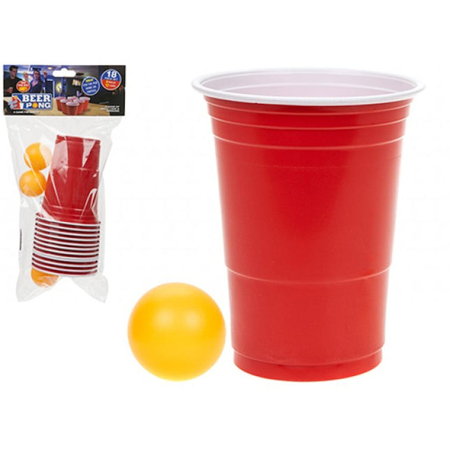 Beer Pong Set - 18 Piece