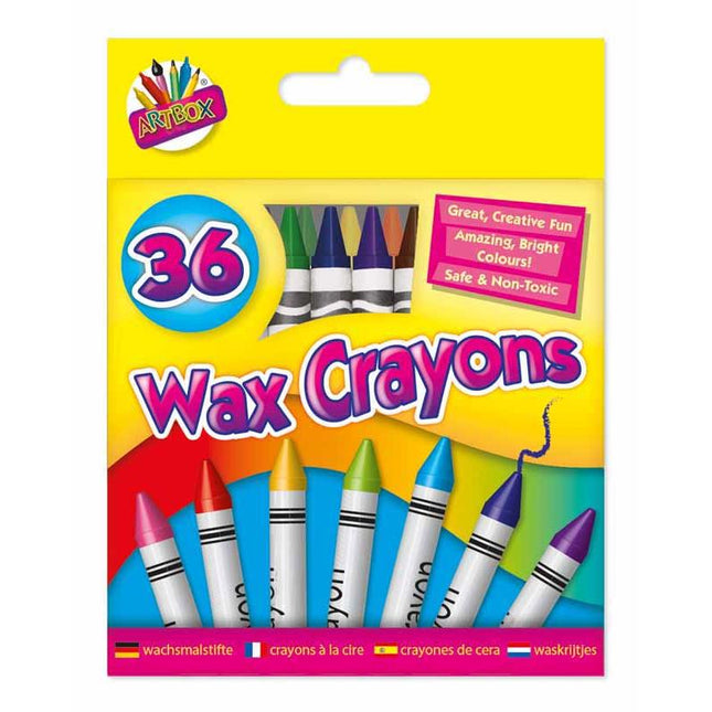Wax Crayons - 36 Pack