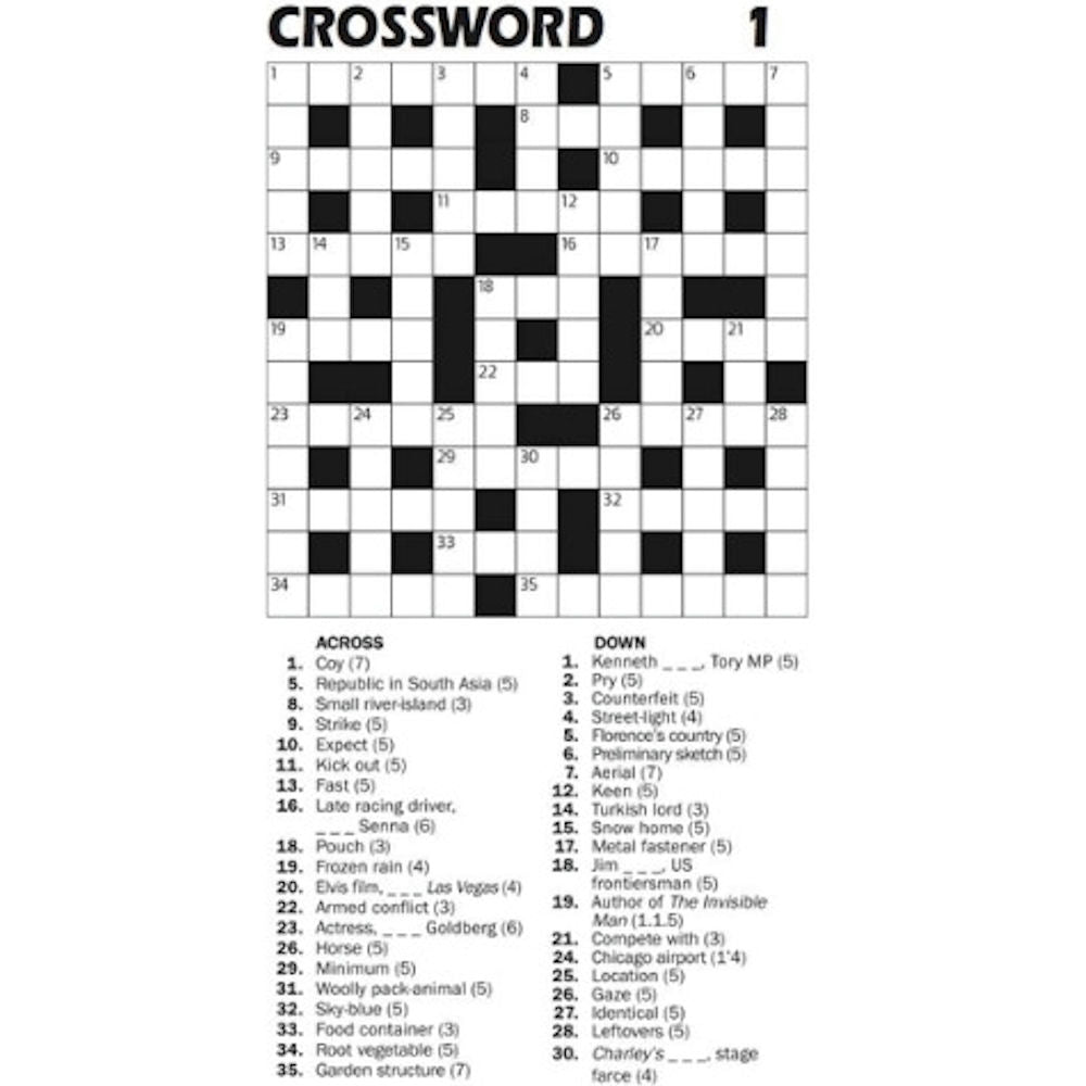 Travel Size Crossword Book Assorted