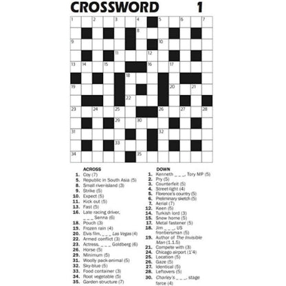 Travel Size Crossword Book - Assorted