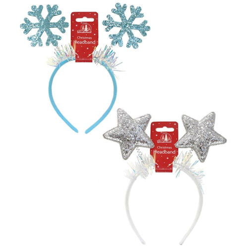 Christmas Wobbly Headband - Assorted
