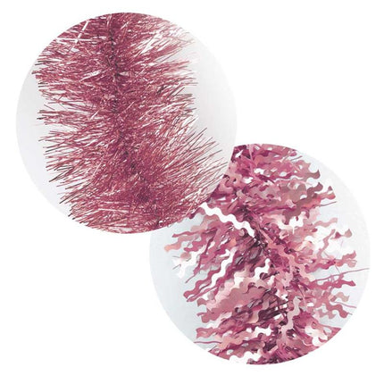 Luxury Tinsel 2 Pack Shiny & Matt - Blush